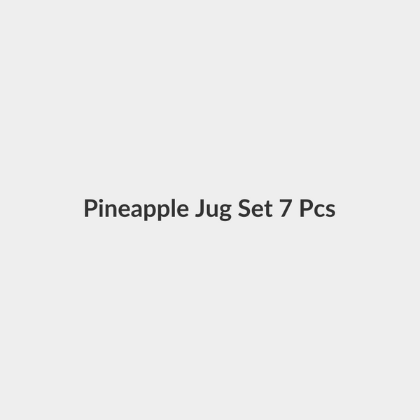 Pineapple Jug Set 7 Pcs