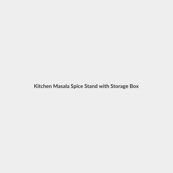 Kitchen Masala Spice Stand with Storage Box
