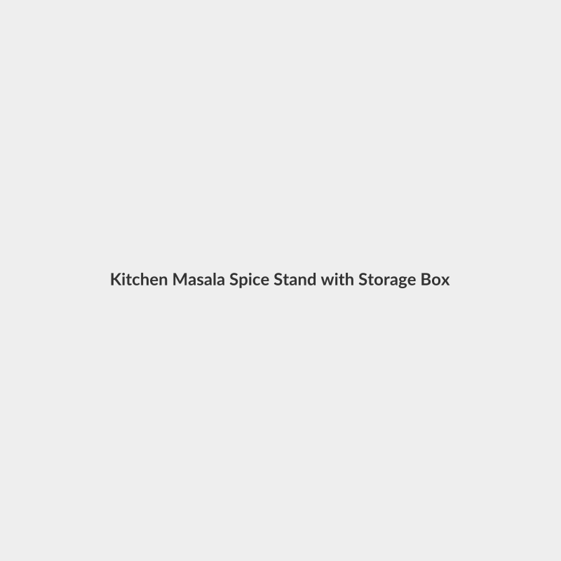Kitchen Masala Spice Stand with Storage Box