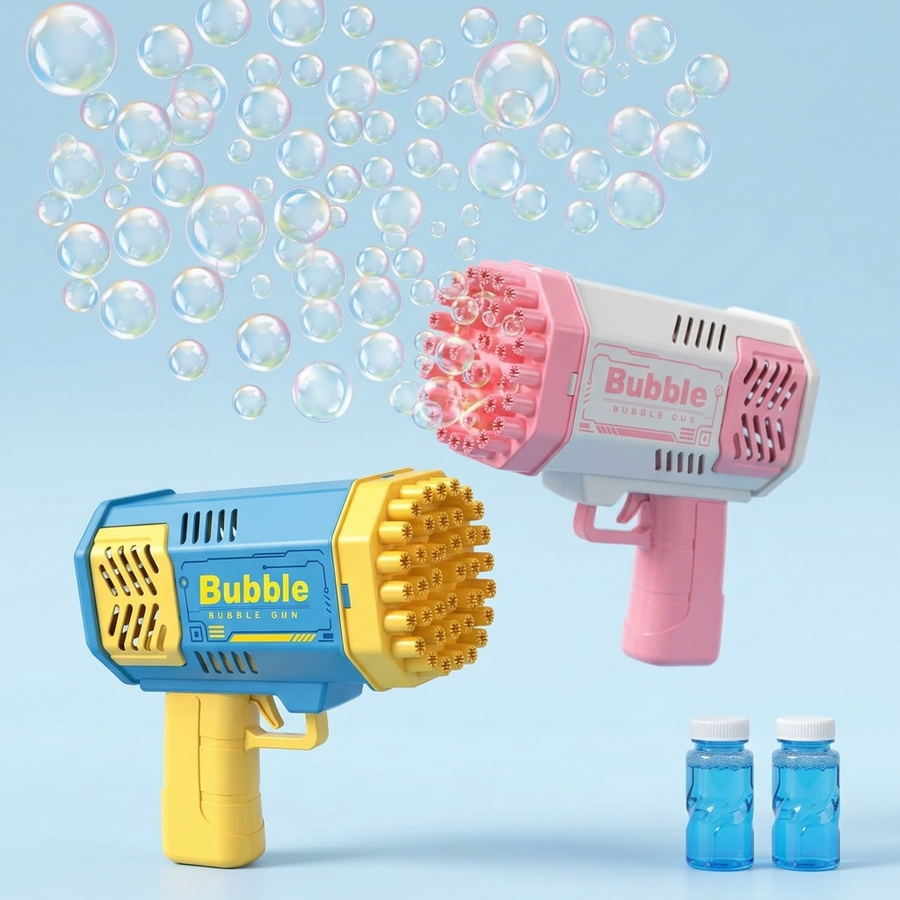 Mini Bubble Gun - Automatic Bubble Blaster Toy for Kids