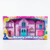 Deluxe Beauty Villa Doll House Set | Foldable Princess Castle Pretend Play Toy for Kids