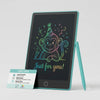 Professional 10-Inch LCD Colorful Doodle Tablet - Paperless Drawing, Family Memo Pad, One-Click Erase & Screen Lock for Creative Kids (Teal Blue)