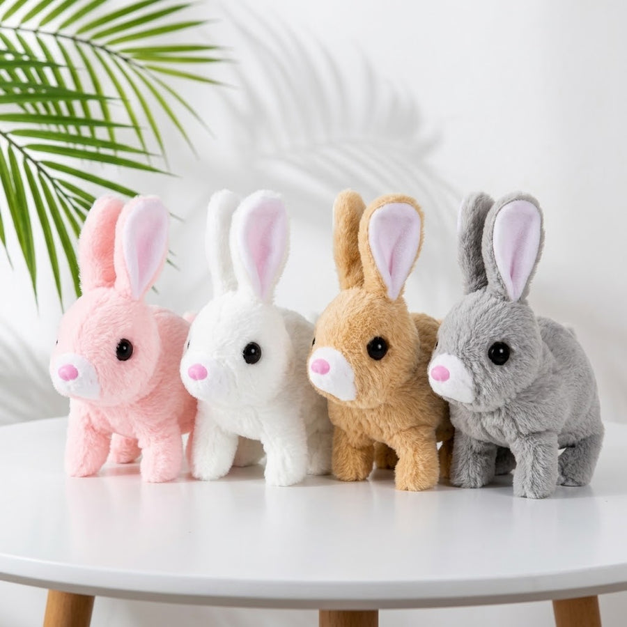 Animated Soft Plush Rabbit Toy | Interactive Walking & Wiggling Bunny Gift for Toddlers