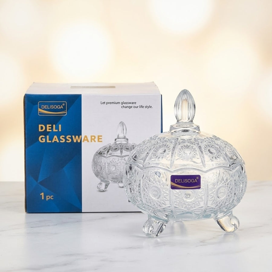 Deli Glassware Sugar Pot